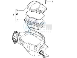 Runner 50 SP drawing Meter combination - Cruscotto