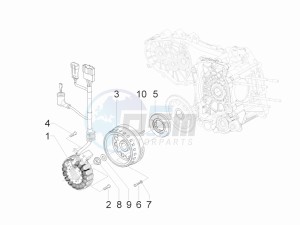 MP3 400 ie lt Touring drawing Flywheel magneto