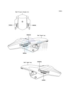 VERSYS_ABS KLE650DDF XX (EU ME A(FRICA) drawing Decals(Gray)