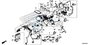 TRX500FA6F TRX500FA ED drawing WIRE HARNESS