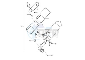 CS JOG R 50 drawing EXHAUST