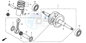 SFX50S drawing CRANKSHAFT/PISTON