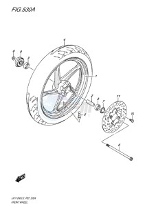 UK110NX ADDRESS EU drawing FRONT WHEEL