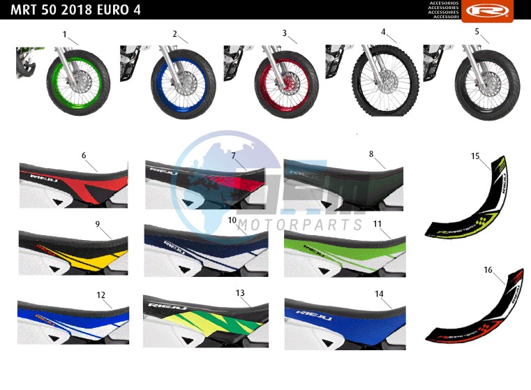 ACCESSOIRIES - WHEELS-SEATS