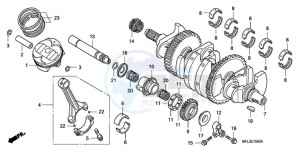 CBR1000RA9 Europe Direct - (ED / ABS TRI) drawing CRANKSHAFT/PISTON