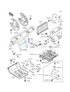 KLF 400 B [BAYOU 400 4X4] (B1-B3) [BAYOU 400 4X4] drawing GUARD-- S- -