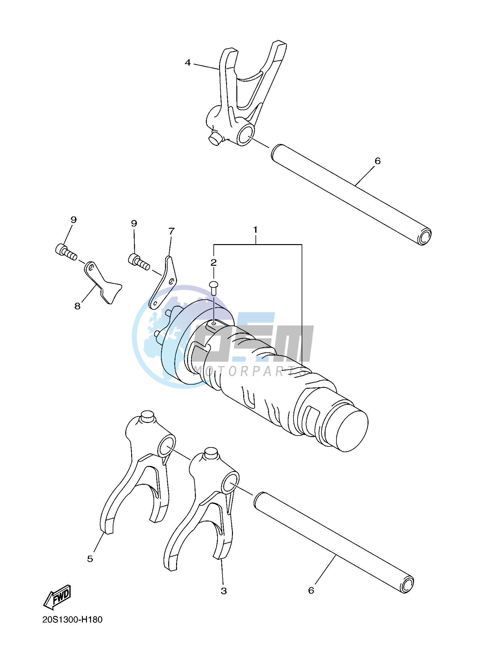 SHIFT CAM & FORK