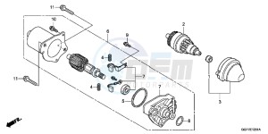 NSC50T2F NSC50T2 UK - (E) drawing STARTING MOTOR (MI TSUBA)