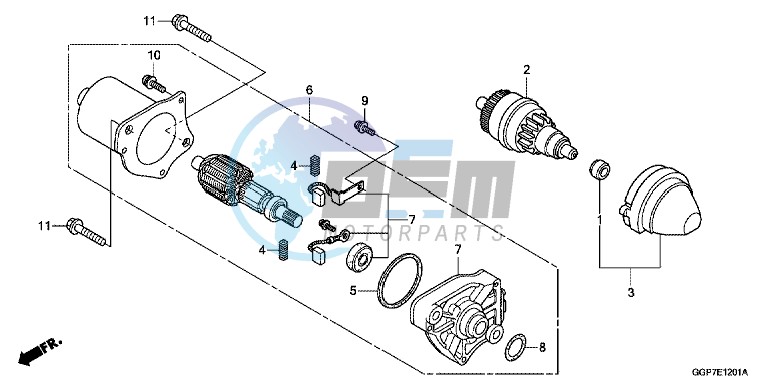 STARTING MOTOR (MI TSUBA)