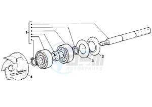 Hexagon LX-LXT 125-180 drawing Water pump