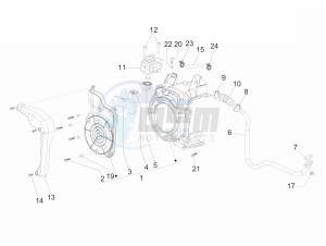 Liberty 125 4t Delivery e3 Single drawing Secondairy air box