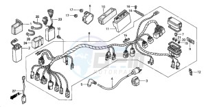 TRX350TM RANCHER drawing WIRE HARNESS