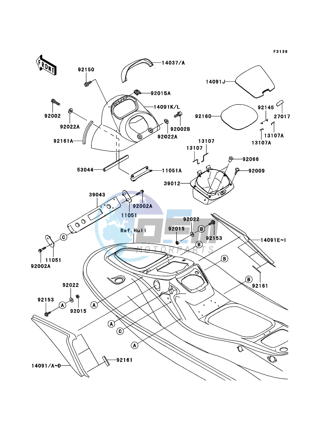 Hull Middle Fittings