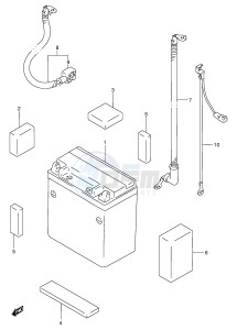 LT-F500F (E3-E28) drawing BATTERY