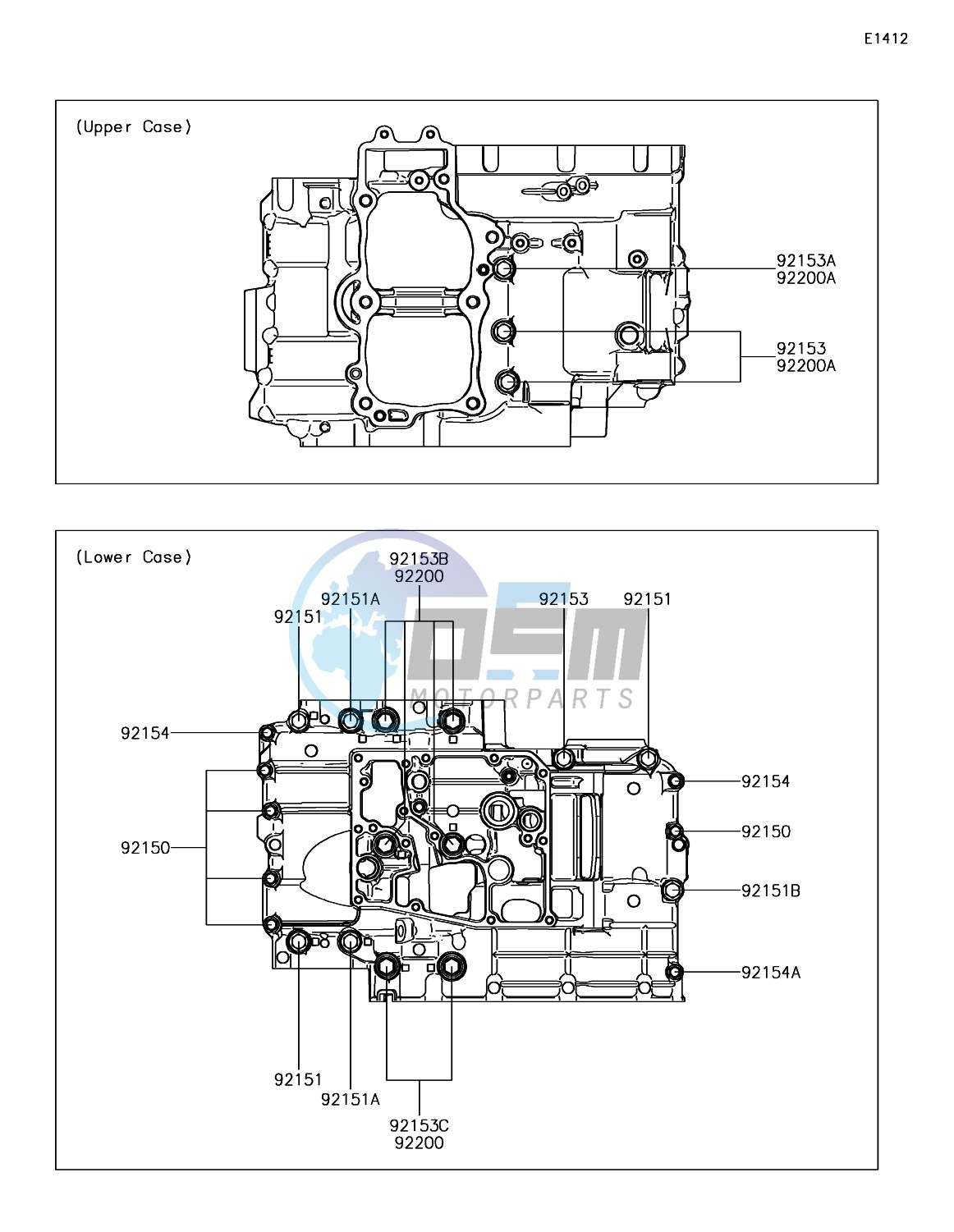 Crankcase Bolt Pattern