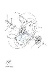 NS50 NITRO (1PH2 1PH2) drawing REAR WHEEL