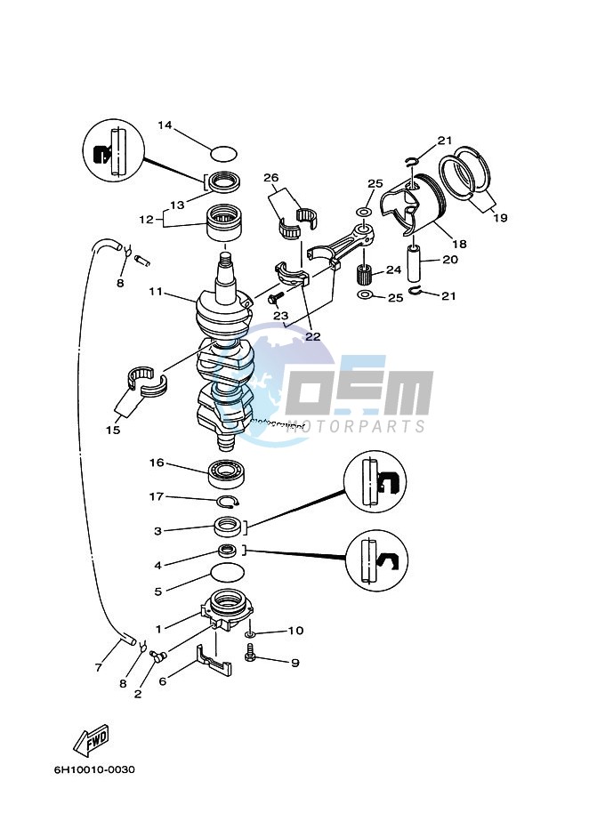 CRANKSHAFT--PISTON