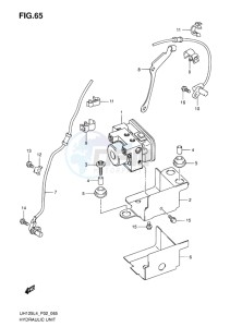 UH125 ABS BURGMAN EU drawing HYDRAULIC UNIT