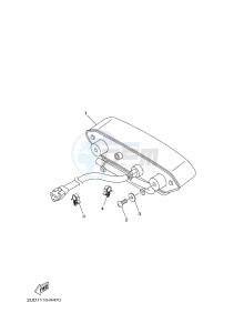 YFM700FWAD YFM70GPLJ GRIZZLY 700 EPS (B1AS) drawing TAILLIGHT