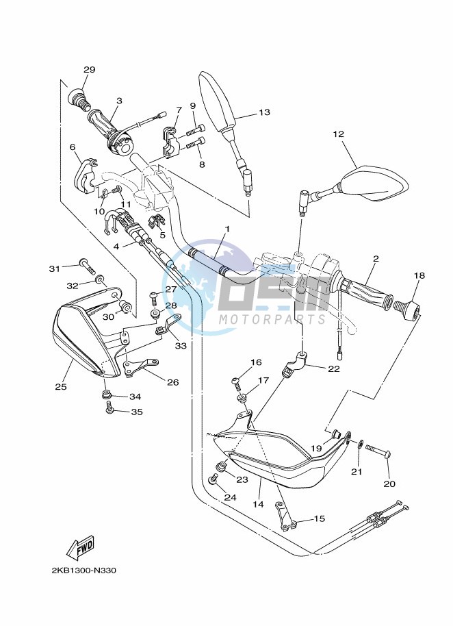 STEERING HANDLE & CABLE