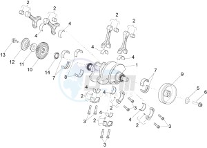 RSV4 1000 RR Racer Pack 2015 drawing Drive shaft