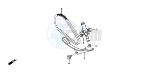 TRX250TM FOURTRAX RECON drawing CAM CHAIN/TENSIONER