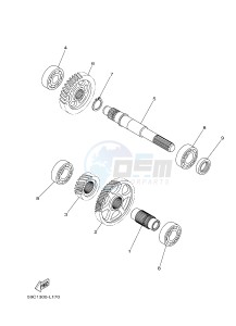 XP500 T-MAX 530 (59CF) drawing TRANSMISSION