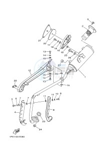 TT-R50E (1P6W 1P6X) drawing EXHAUST