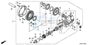 VT750CA9 Australia - (U / SPC) drawing FINAL DRIVEN GEAR