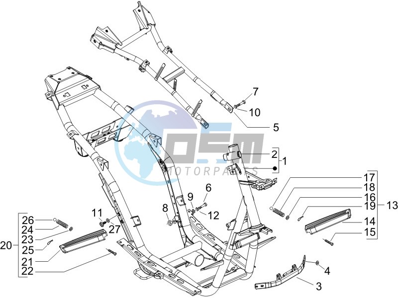 Frame bodywork