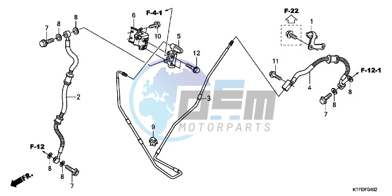 RR. BRAKE HOSE/ BRAKE PIPE