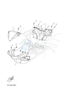 NS50 AEROX (1PH3 1PH3 1PH3 1PH3) drawing COWLING 1