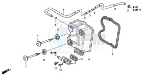 FES125A S-WING drawing CYLINDER HEAD COVER