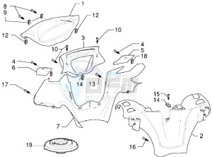 X9 250 drawing Handlebars covers