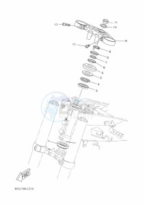 YZF125-A YZF-R125 (BGV2) drawing STEERING