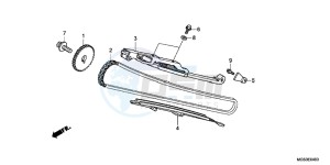 NC700XDD NC700X Dual Cluth ABS 2ED - (2ED) drawing CAM CHAIN/ TENSIONER