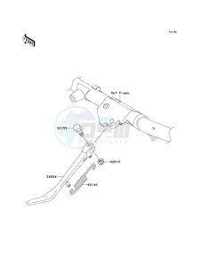 VN 1500 B [VULCAN 88 SE] (B1-B3) N8F drawing STAND-- S- -