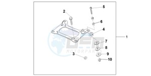 CBF1000A9 Europe Direct - (ED) drawing KIT CARRIER BRKT