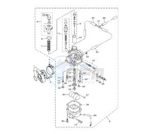 XT X BRA 125 drawing CARBURETOR