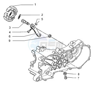 Typhoon 50 (USA) USA drawing Brake lever