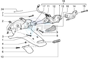 Runner 50 drawing Rear tail lamp