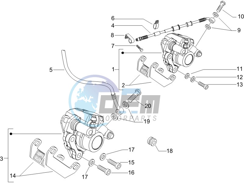 Brakes hose  - Calipers