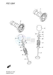 RM-Z450 EU drawing CAMSHAFT-VALVE