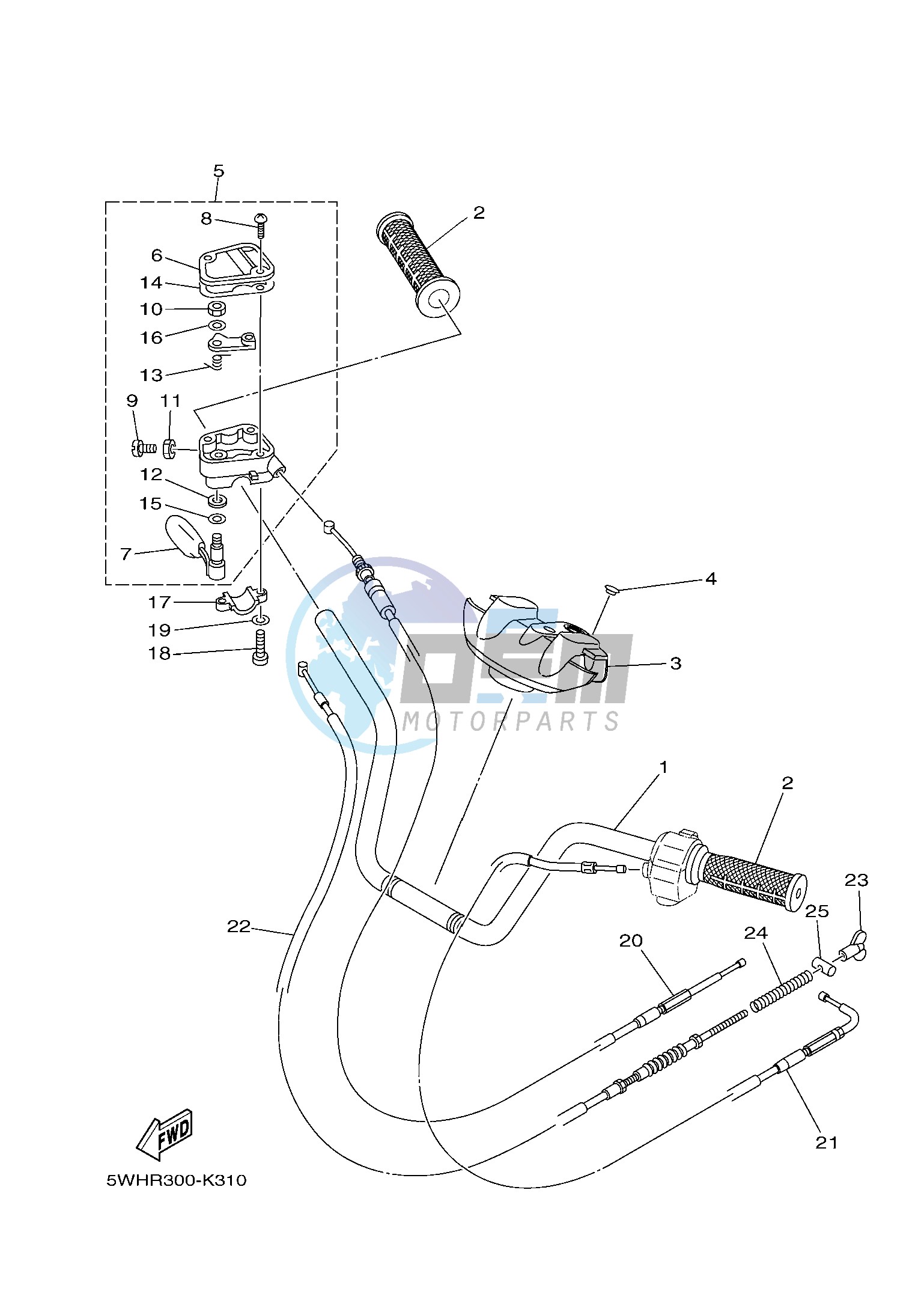 STEERING HANDLE & CABLE