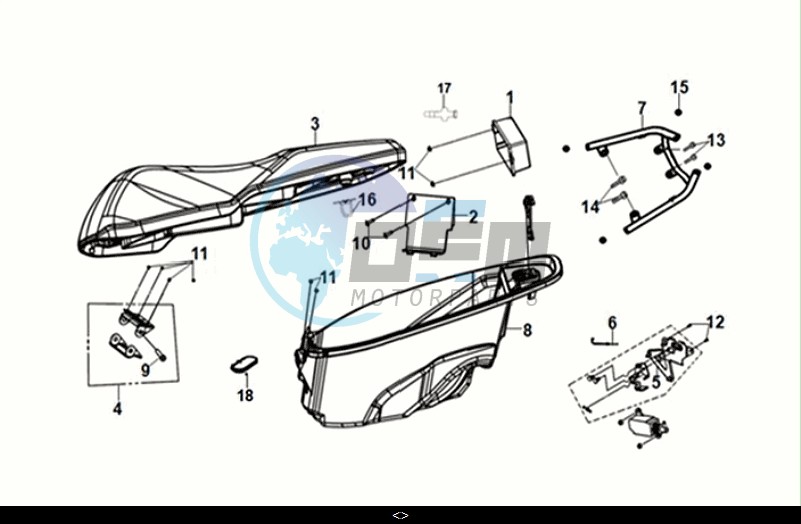 SEAT - REAR GRIP