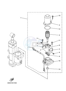 F80BETX drawing POWER-TILT-ASSEMBLY-2