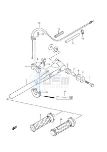 DF 2.5 drawing Tiller Handle