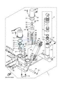 Z300TXR drawing POWER-TILT-ASSEMBLY-1