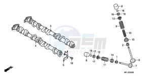 CBR1000RR9 Korea - (KO / MK) drawing CAMSHAFT/VALVE