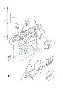 DF 200 drawing Gear Case